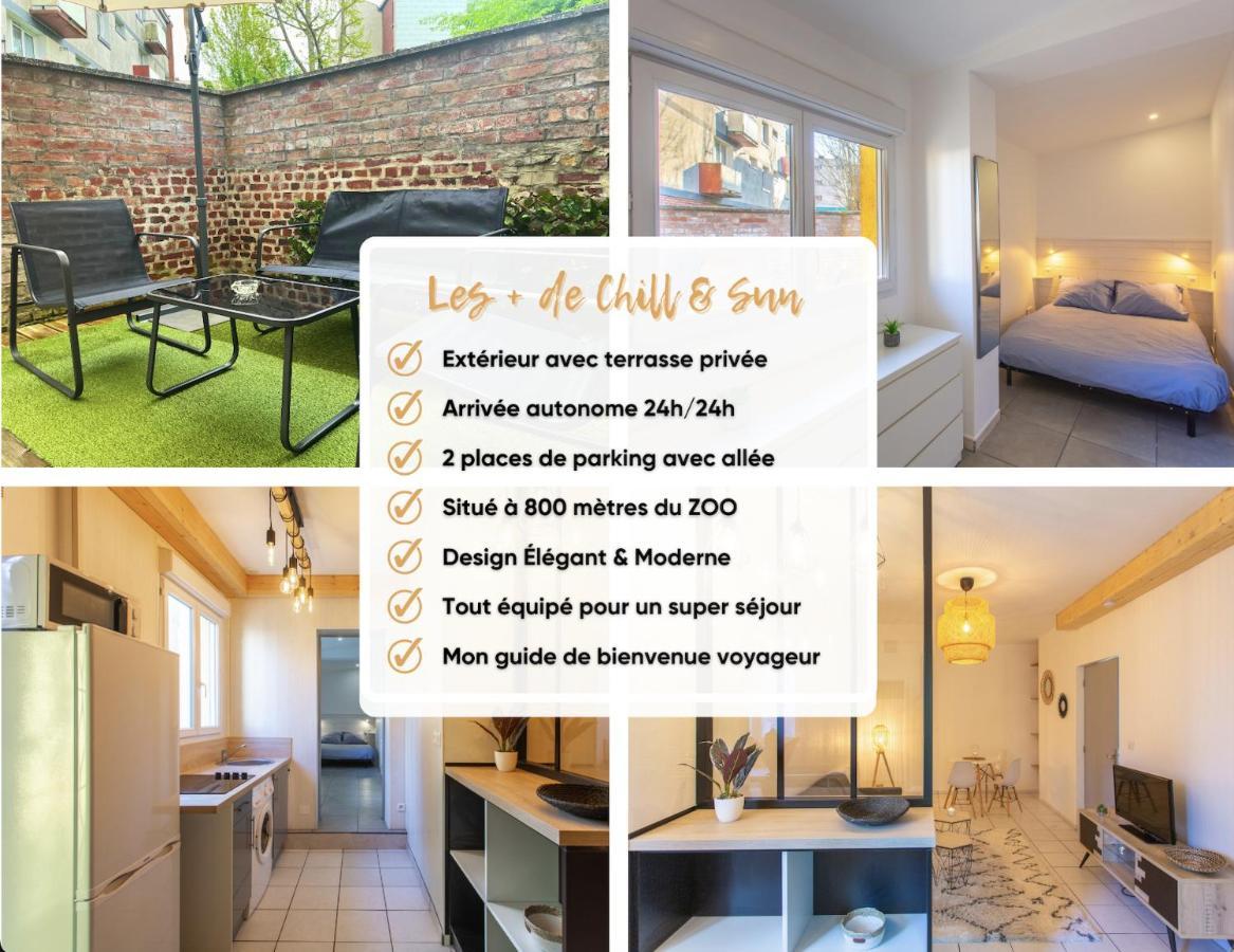 Chill & Sun - Terrasse Exterieure - Parking - Wifi - 4P Apartamento Amiens Exterior foto